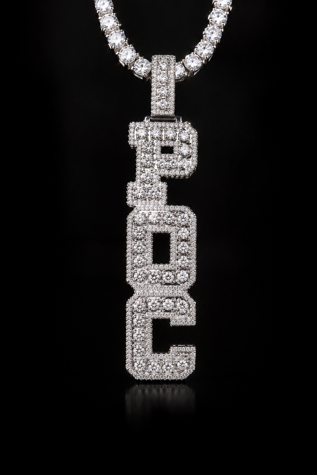 VVS1 Moissanite 3D Pendant - 4.5mm