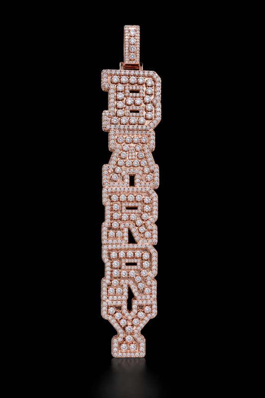 VVS1 Moissanite 3D Pendant - 6.5mm