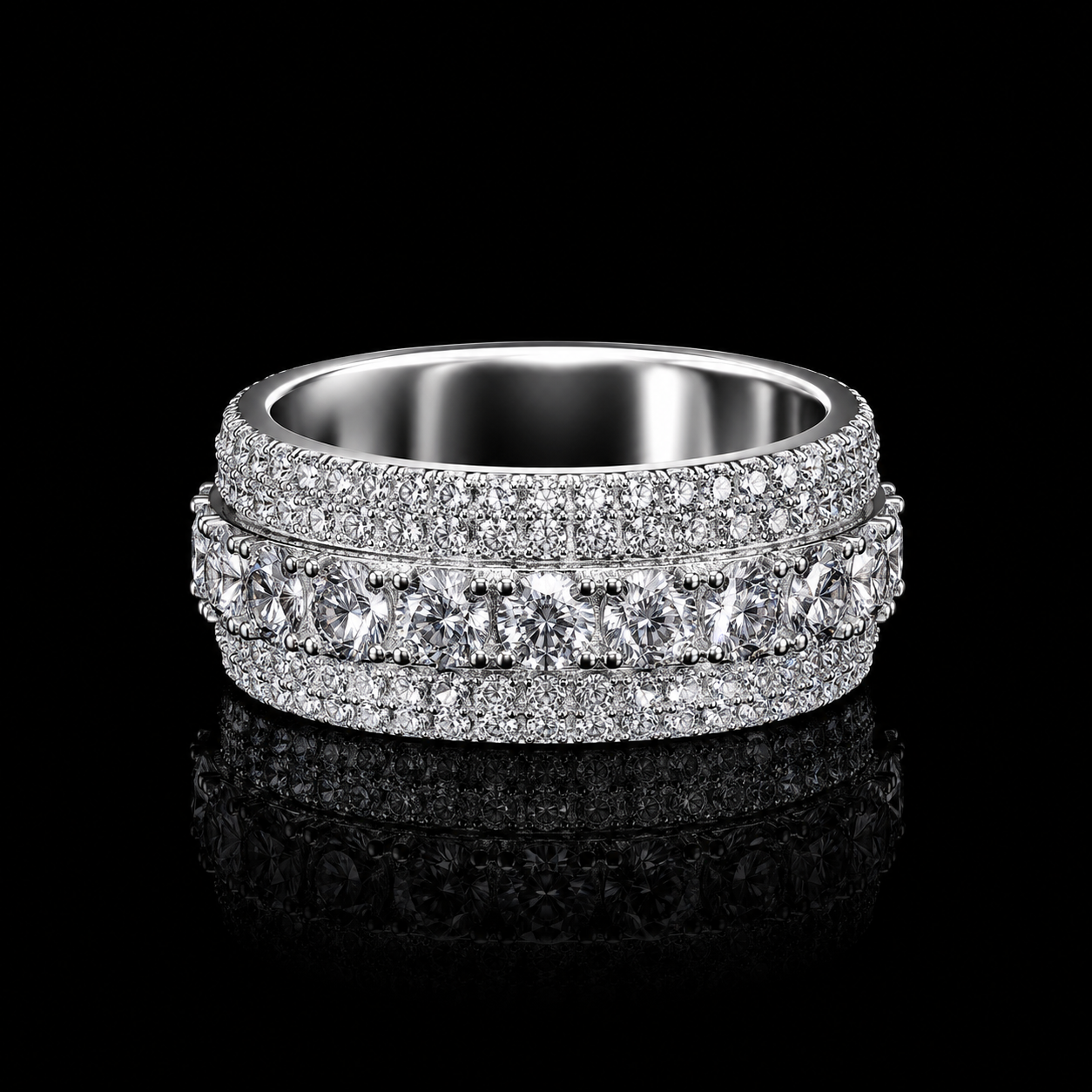 White Gold Diamond Ring